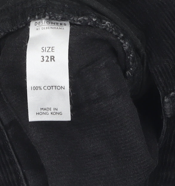 Designers at Debenhams Black Corduroy Jeans UK 4