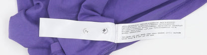 Womens UK Size S Massimo Dutti Purple Basic Tank