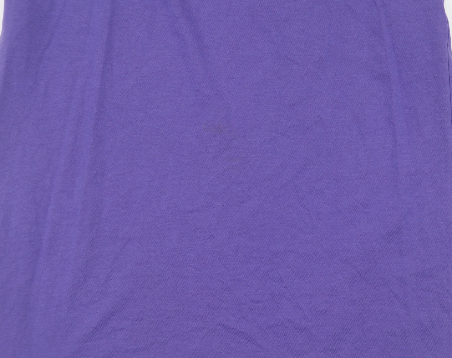 Womens UK Size S Massimo Dutti Purple Basic Tank