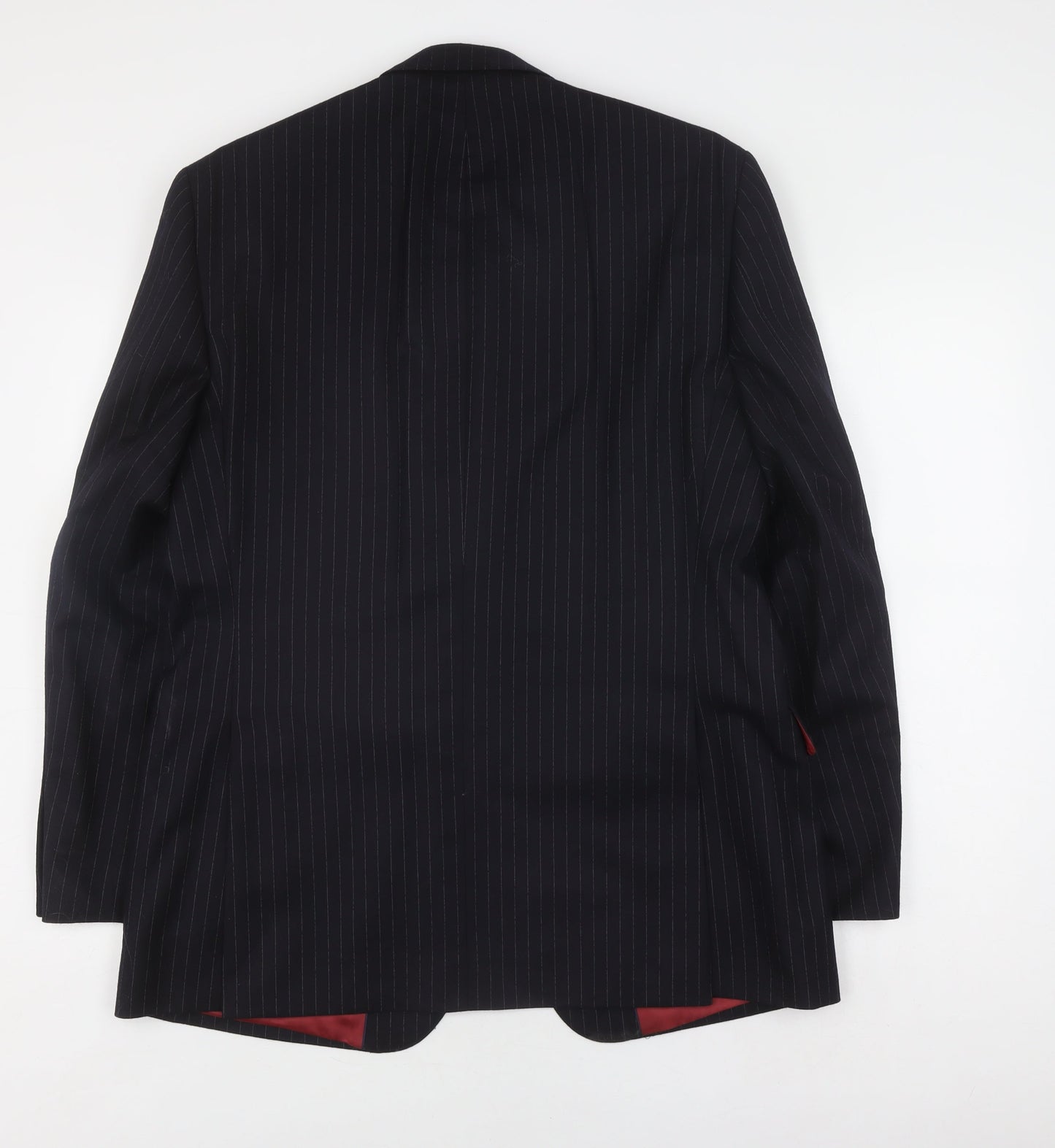 Austin Reed Men's Black Striped 42R Suit Jacket
