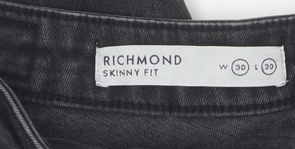 Richmond Women's Black Skinny Fit Jeans W 30 L 30
