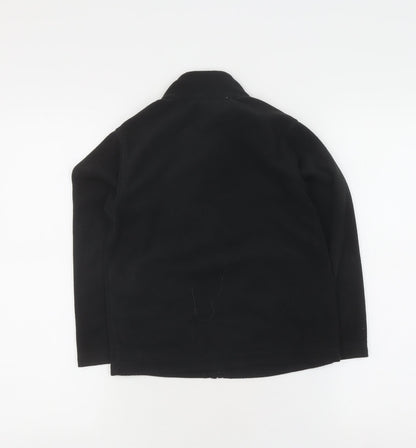 Regatta Boys' Black Fleece Zip Sweatshirt, 9-10 Years