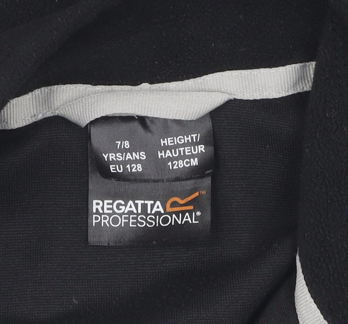 Regatta Boys' Black Fleece Zip Sweatshirt, 9-10 Years