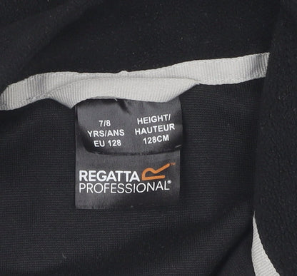Regatta Boys' Black Fleece Zip Sweatshirt, 9-10 Years