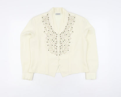 Womens UK Size 12 Eastex Ivory Tunic Blouse