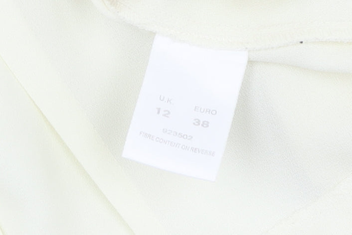 Womens UK Size 12 Eastex Ivory Tunic Blouse