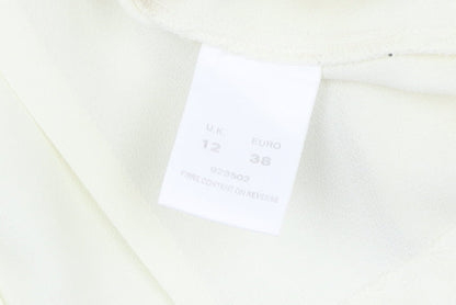 Womens UK Size 12 Eastex Ivory Tunic Blouse