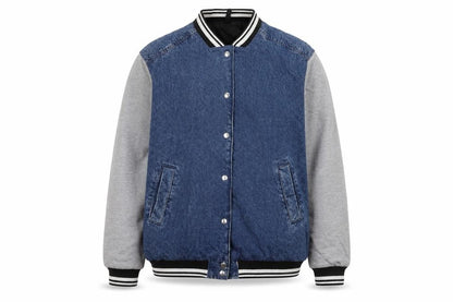 Mens UK Size S Divided Multicoloured Varsity Jacket