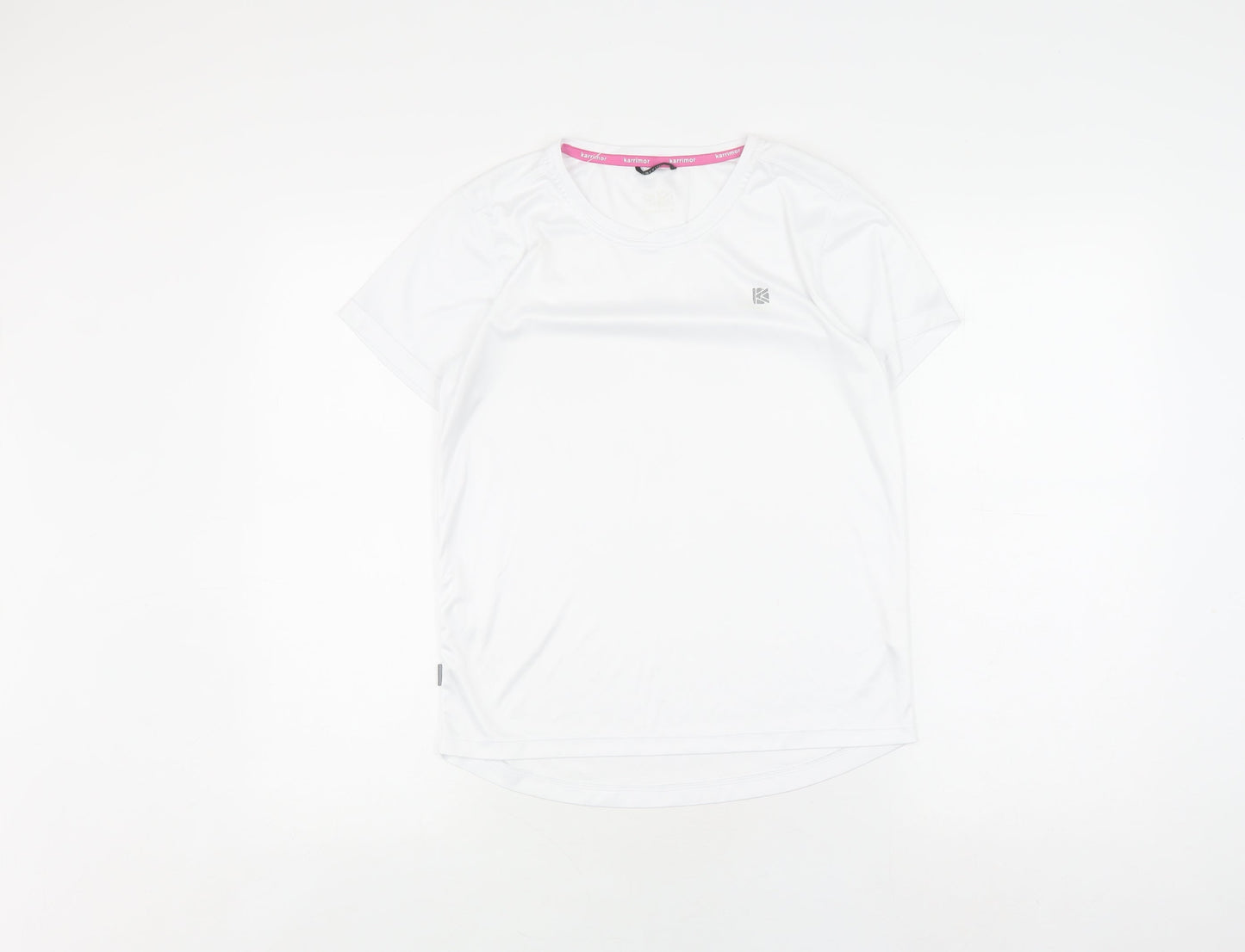 Karrimor Womens White T-Shirt Size 12 Regular Fit