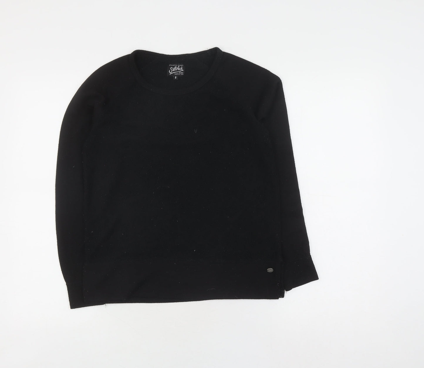Womens UK Size 8 Saltrock Black Pullover Jumper
