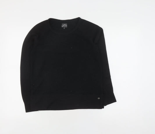 Womens UK Size 8 Saltrock Black Pullover Jumper