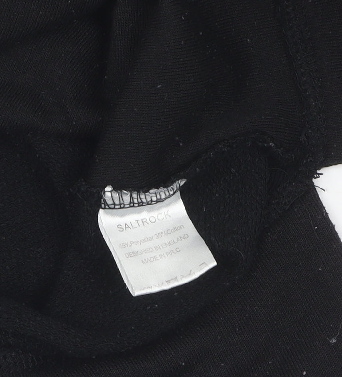 Womens UK Size 8 Saltrock Black Pullover Jumper