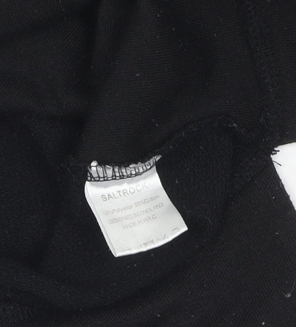 Womens UK Size 8 Saltrock Black Pullover Jumper