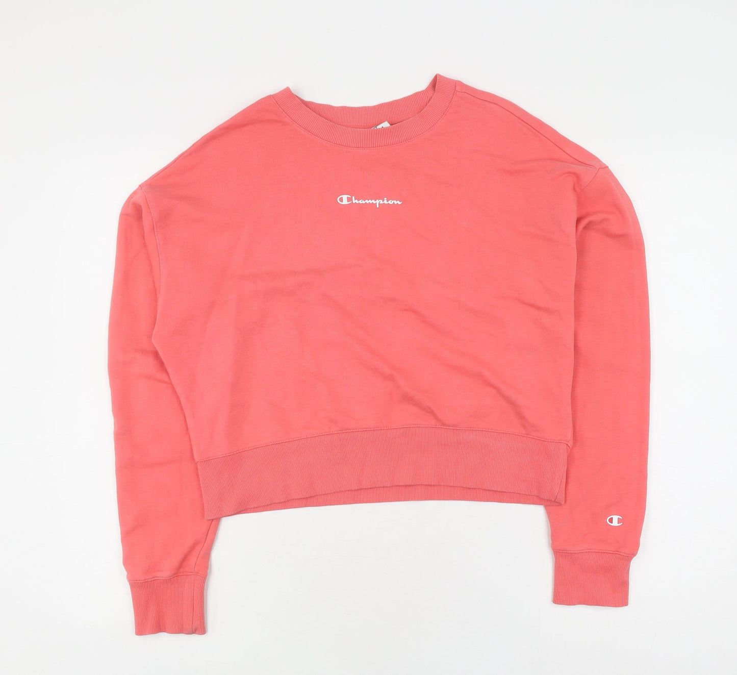 Champion Women's Pink Pullover Sweatshirt M
