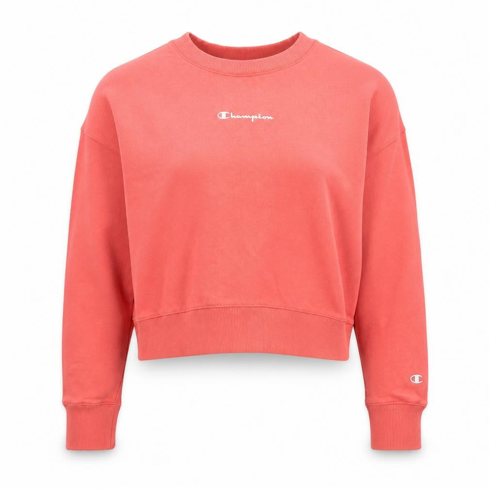 Womens UK Size M Champion Pink Pullover Sweatshirt