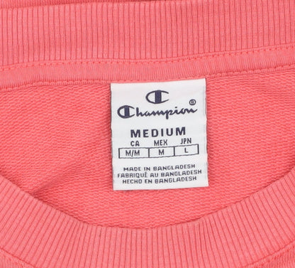 Champion Women's Pink Pullover Sweatshirt M
