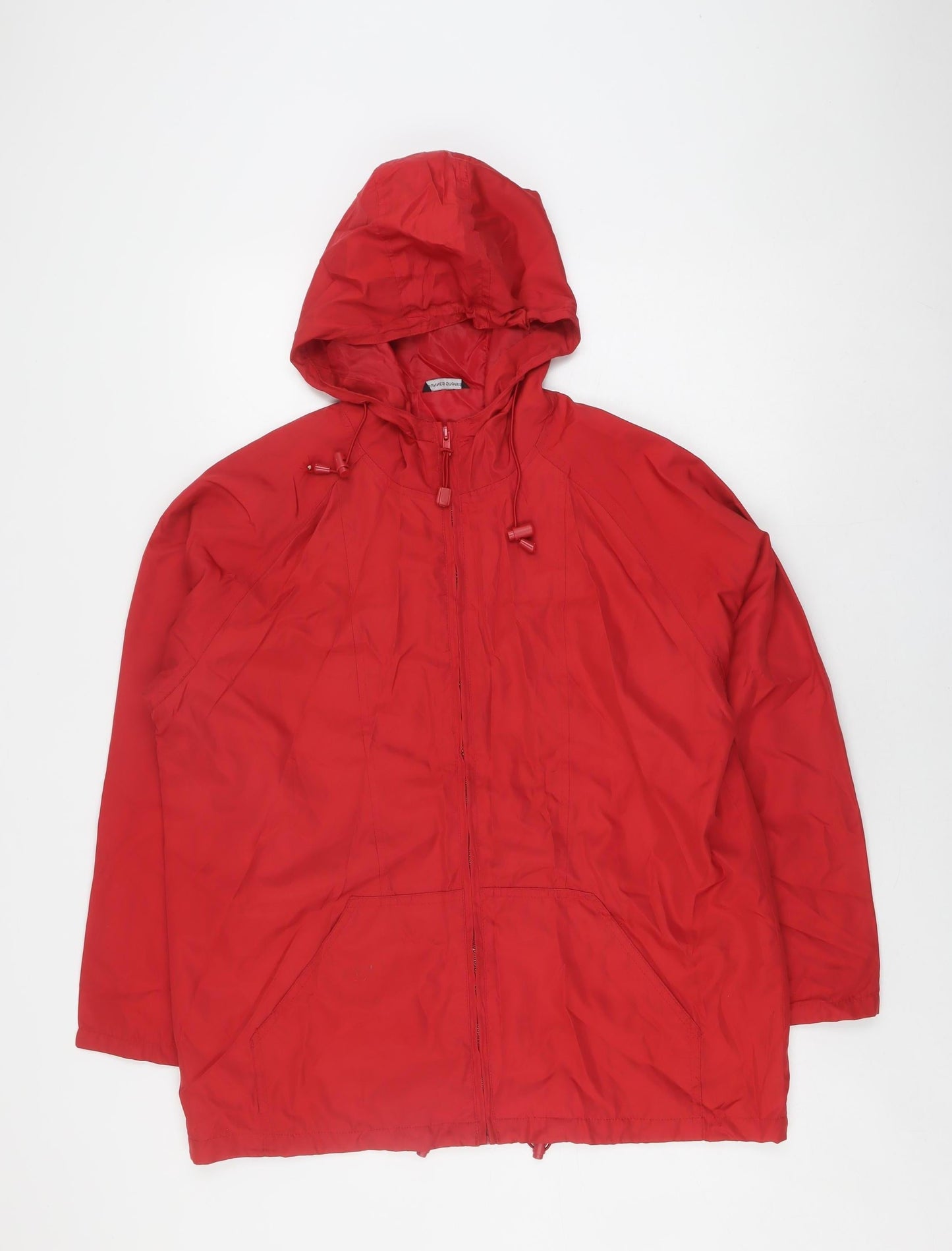 Womens UK Size 12 Dunnes Stores Red Basic Jacket