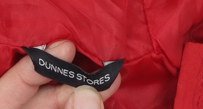 Womens UK Size 12 Dunnes Stores Red Basic Jacket