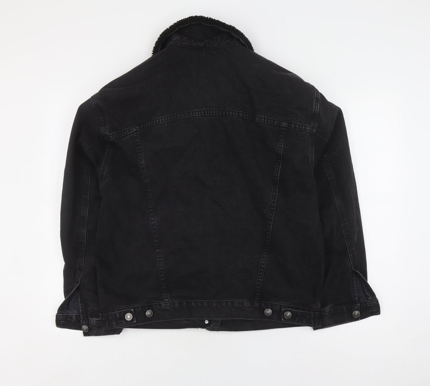 Womens UK Size 10 ASOS Black Denim Jacket