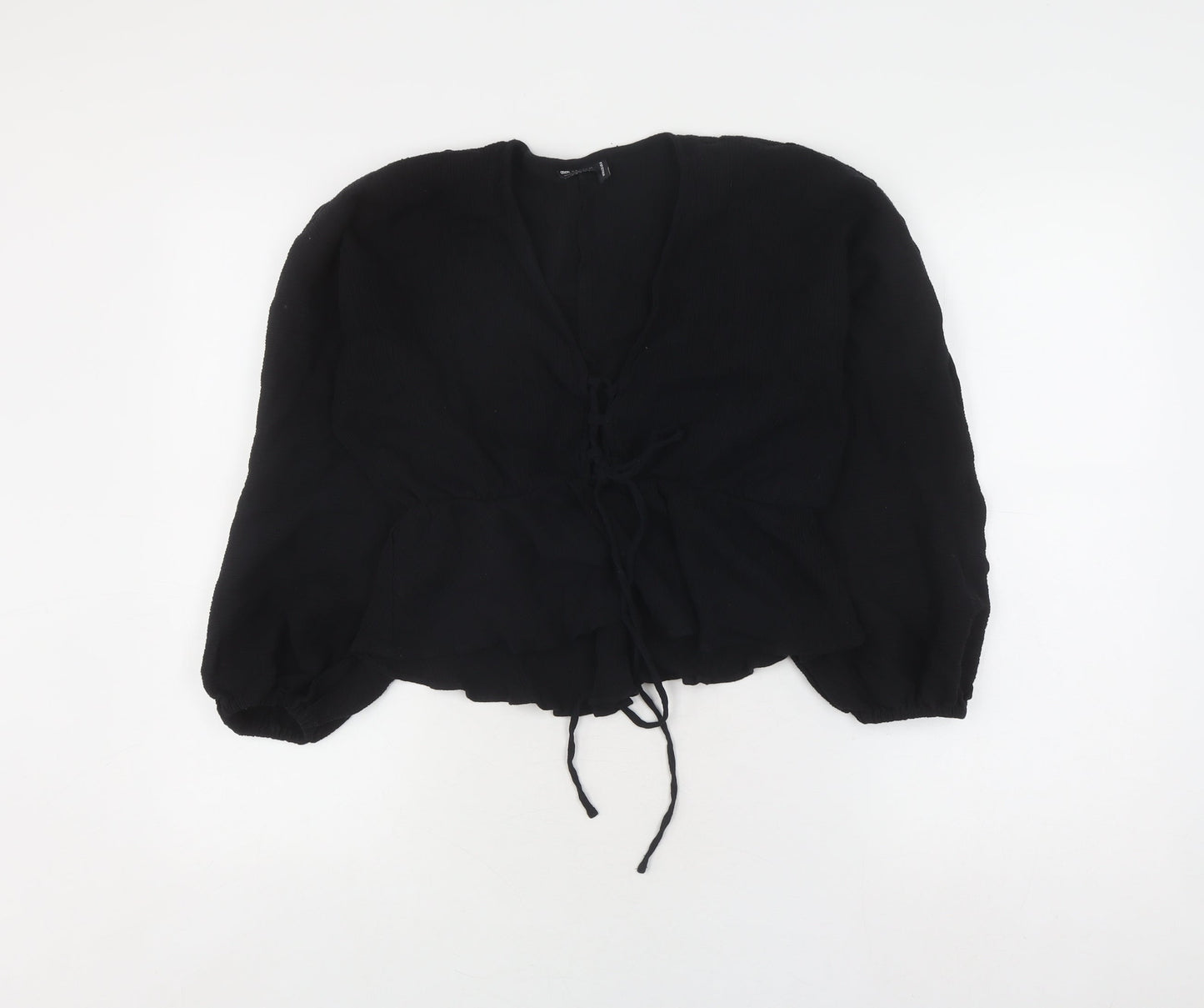 Womens UK Size 10 ASOS Black  Blouse
