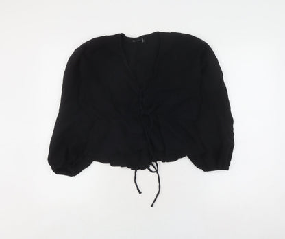 Womens UK Size 10 ASOS Black  Blouse