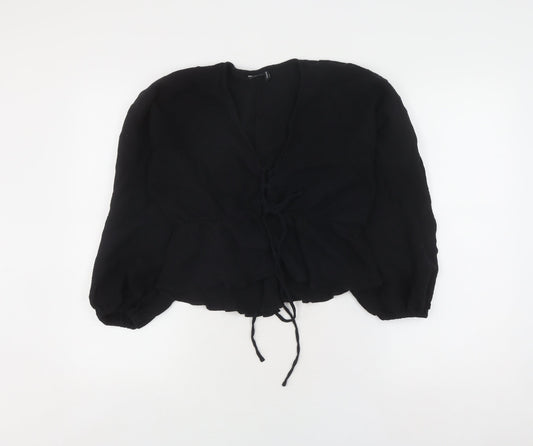 Womens UK Size 10 ASOS Black  Blouse