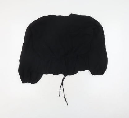 Womens UK Size 10 ASOS Black  Blouse