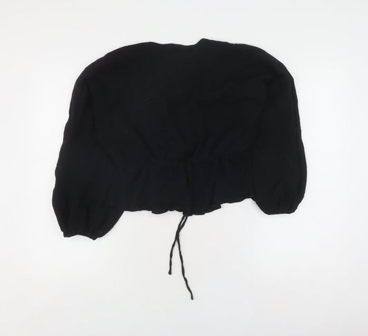 Womens UK Size 10 ASOS Black  Blouse