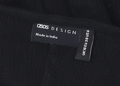 Womens UK Size 10 ASOS Black  Blouse