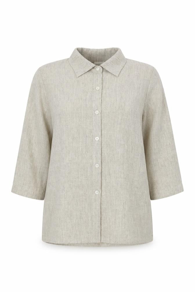 Womens UK Size 14 Eastex Beige  Button-Up