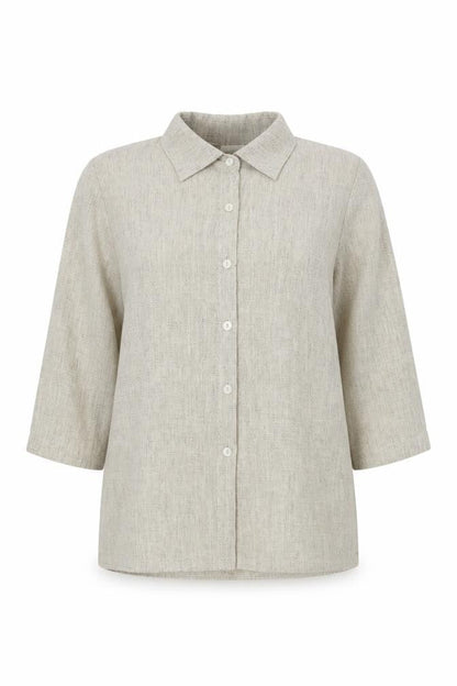 Womens UK Size 14 Eastex Beige  Button-Up
