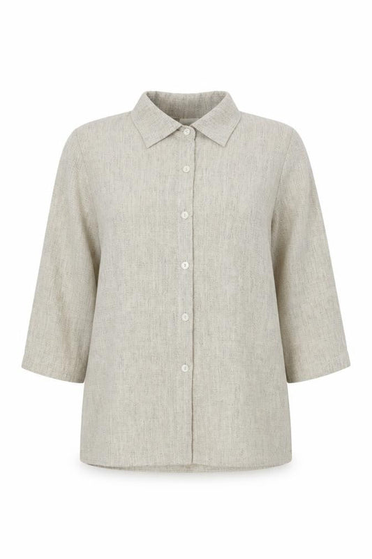 Womens UK Size 14 Eastex Beige  Button-Up