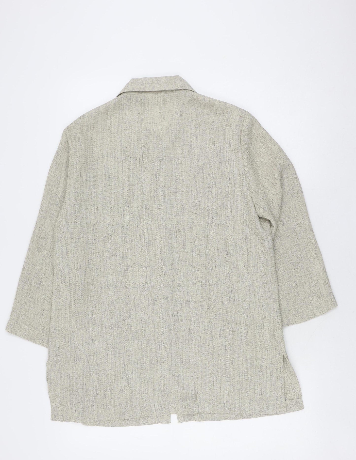Womens UK Size 14 Eastex Beige  Button-Up