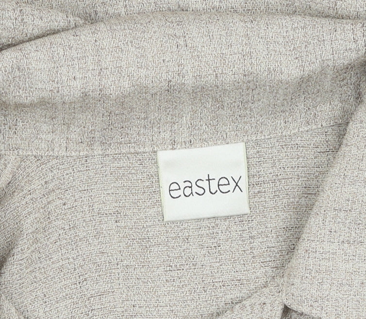 Womens UK Size 14 Eastex Beige  Button-Up