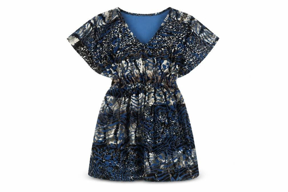 Womens UK Size 14 Marks and Spencer Blue Tunic Blouse