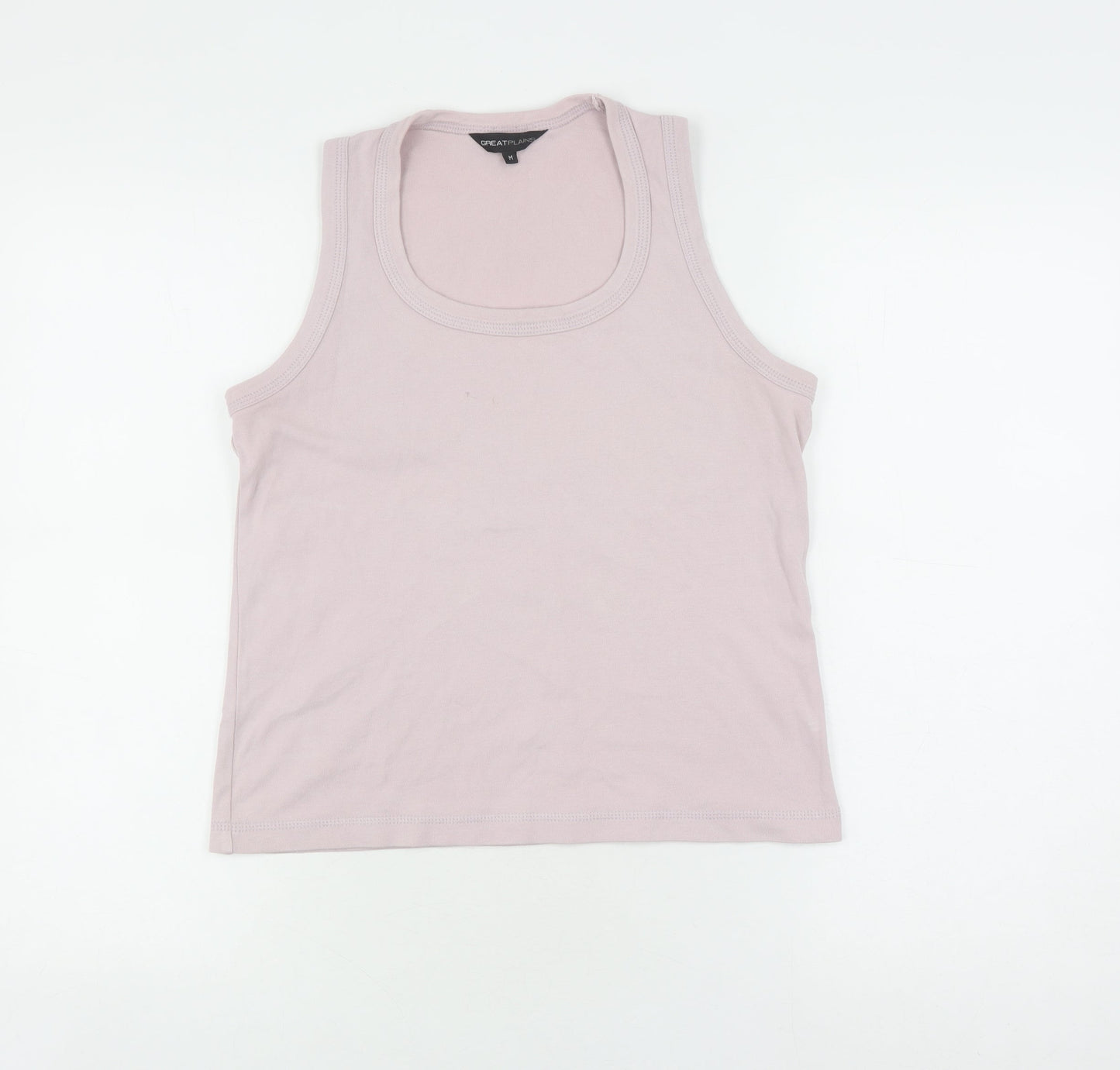 Womens UK Size M Great Plains Ivory Basic Tank
