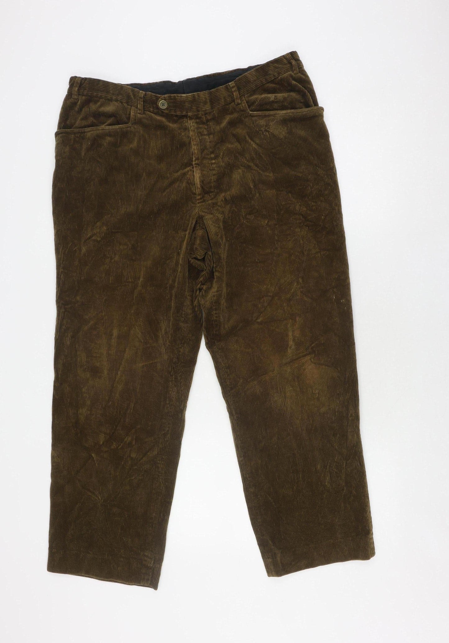 Rhodes-Wood Men's Brown Corduroy Trousers 38R