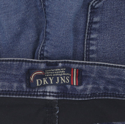 DKY JNS Women's Blue Skinny Jeans, Size 6, High-Rise