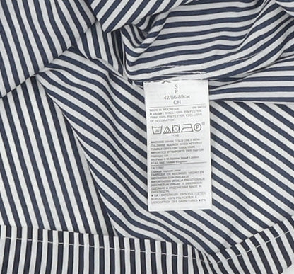 Banana Republic Women's Blue & White Striped Shirt S