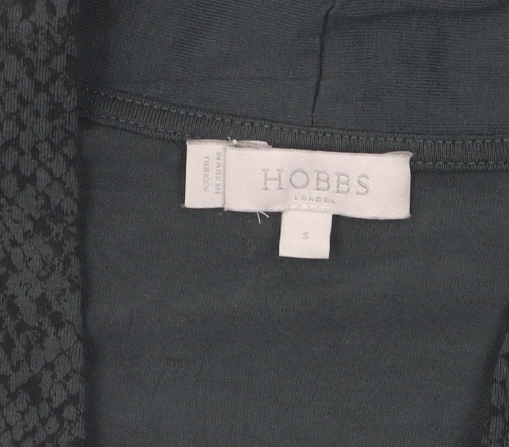 Womens UK Size S Hobbs Green Tunic Blouse