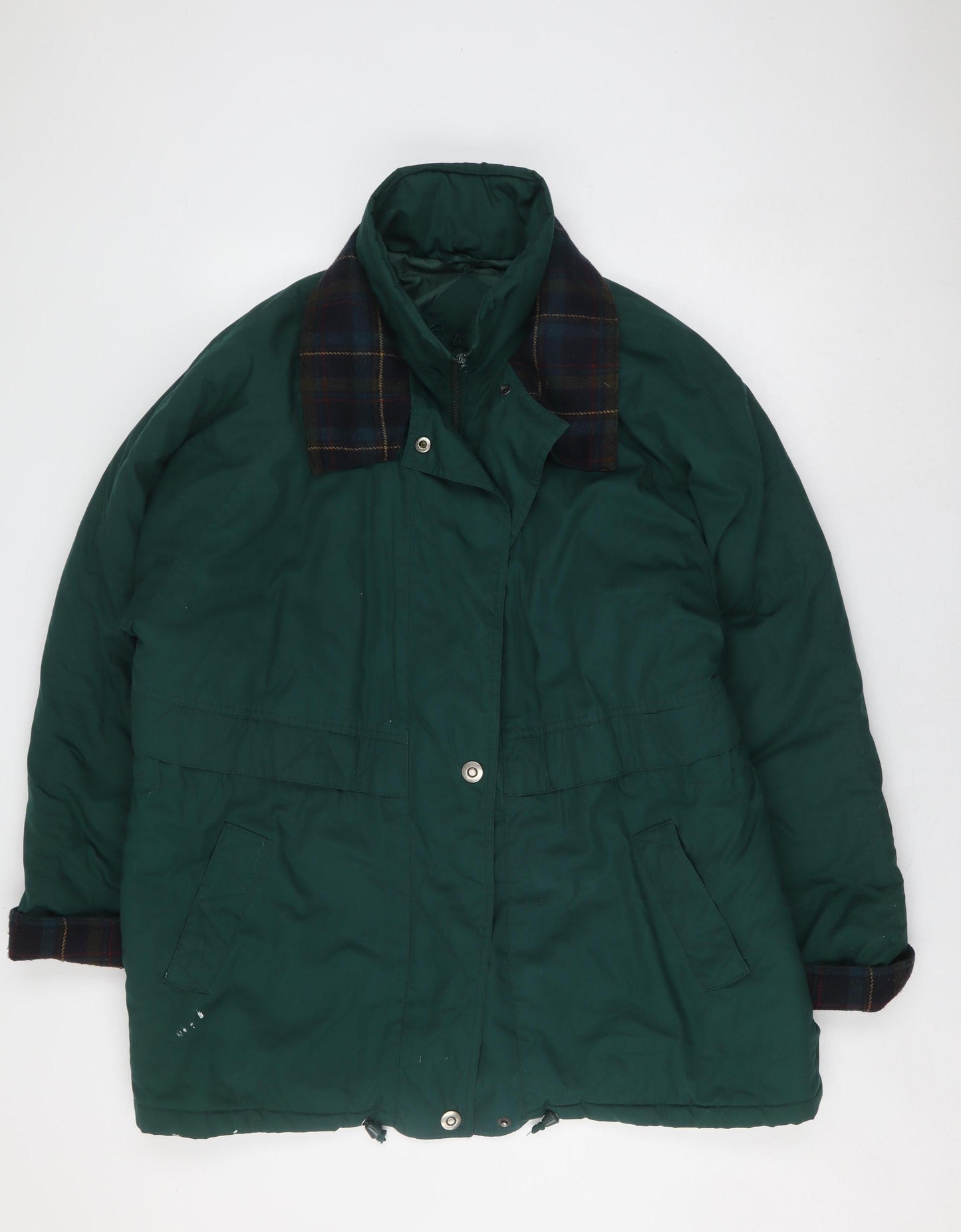 Mens UK Size XL Outerwear Green Parka Coat