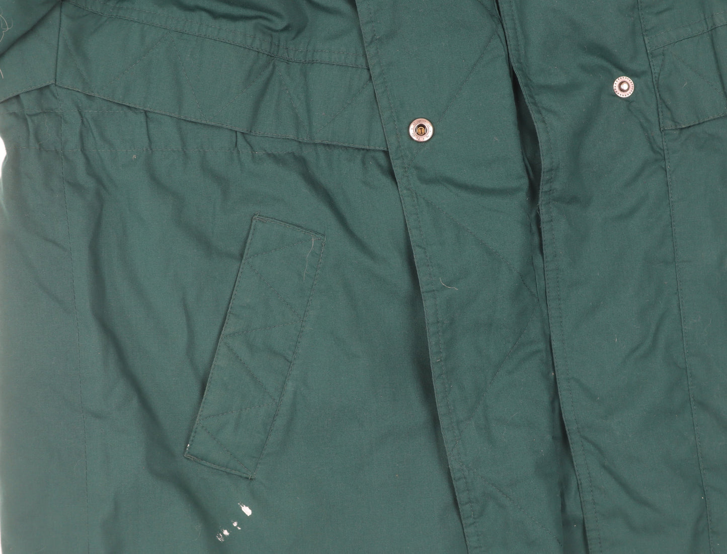 Mens UK Size XL Outerwear Green Parka Coat