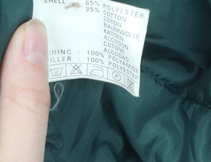 Mens UK Size XL Outerwear Green Parka Coat