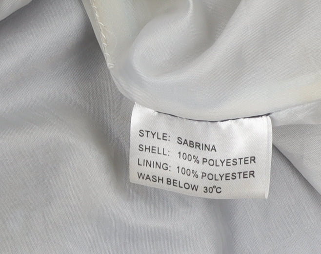 Arctic Storm Women's Blue Rain Coat Size 12, Lined, Hooded