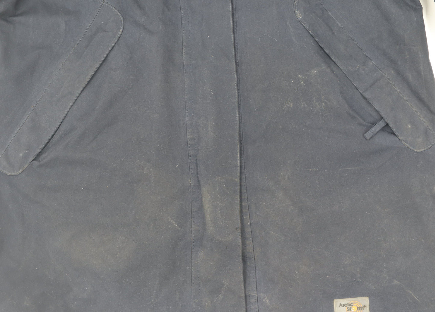 Arctic Storm Women's Blue Rain Coat Size 12, Lined, Hooded