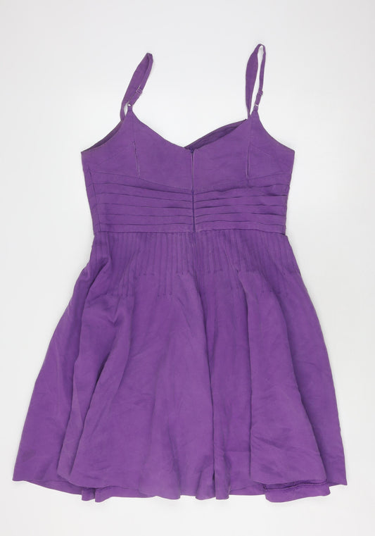 Principles Women's Purple A-Line Knee Length Dress