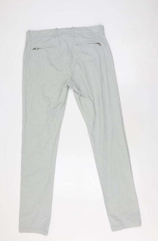 J.Crew Grey Slim Stretch Trousers Unisex Size 33