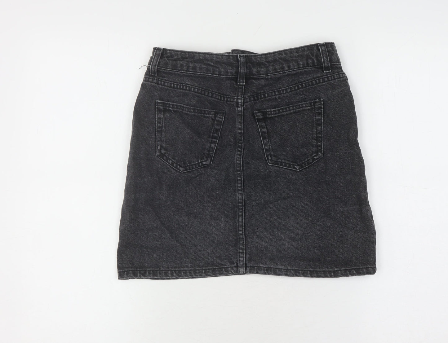 Womens UK Size 8 Topshop Straight & Pencil Denim Skirt
