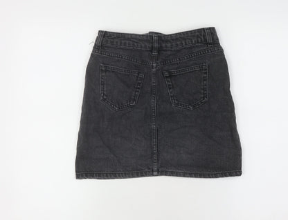 Womens UK Size 8 Topshop Straight & Pencil Denim Skirt