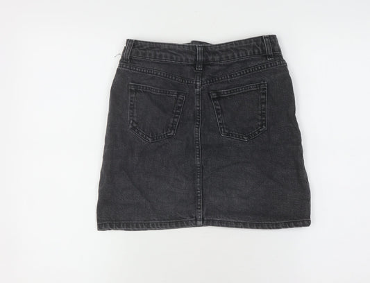 Womens UK Size 8 Topshop Straight & Pencil Denim Skirt